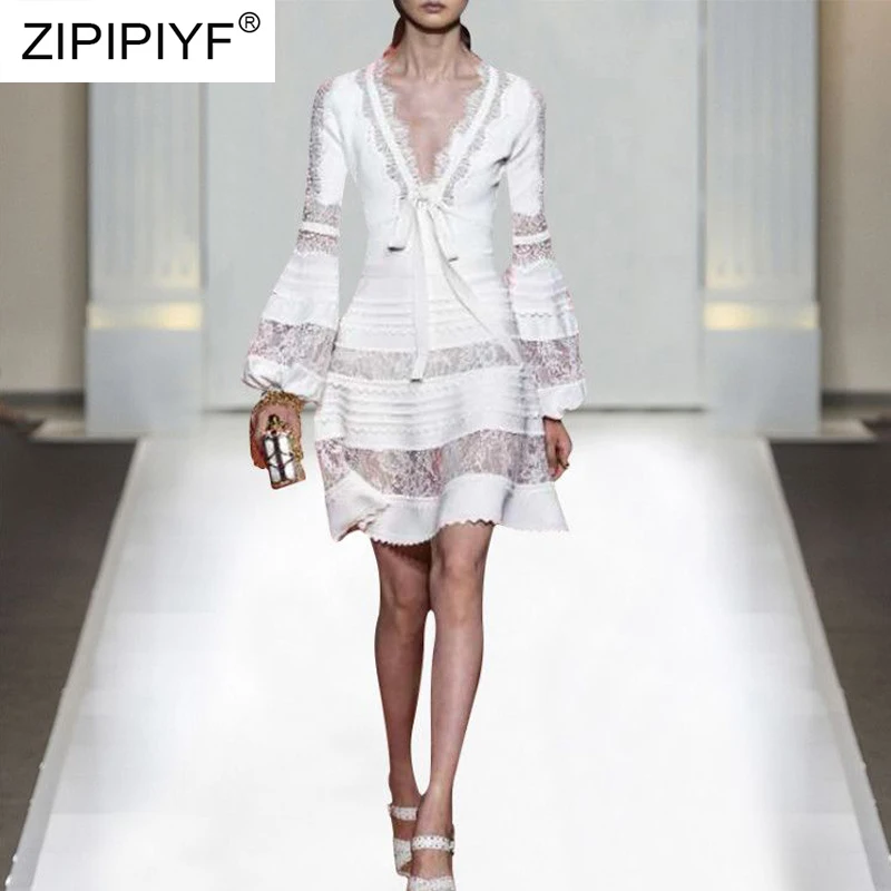 Deep V Neck Sexy Dress Lady A-line Long Sleeve Patchwork Lace Solid Above Knee Mini Dress Women Christmas Party Club Dress K288
Deep V Neck Sexy Dress Lady A-line Long Sleeve Patchwork Lace Solid Above Knee Mini Dress Women Christmas Party Club Dress K288