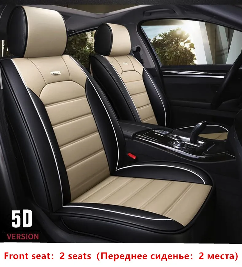 pu leather linen car seat cover for hyundai getz solaris Elantra Tucson veloster creta i20 i30 ix35 i40 Car accessories | Автомобили и