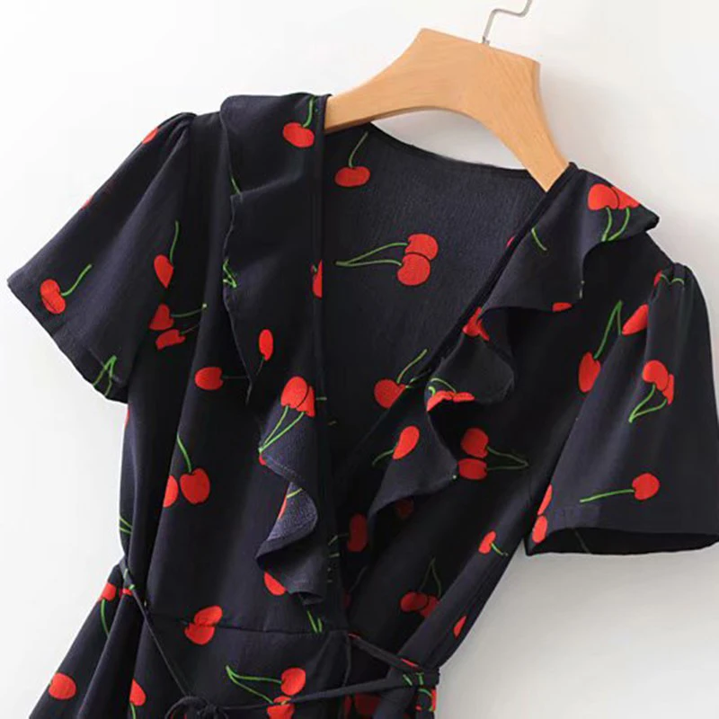 Sexy Dresses Ruffles Summer Beach Backless Short Dresses Vestidos Deep V Neck Boho Floral Print Mini Dress
Sexy Dresses Ruffles Summer Beach Backless Short Dresses Vestidos Deep V Neck Boho Floral Print Mini Dress
