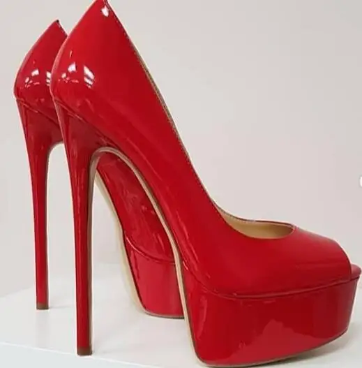 Moraima Snc Sexy Peep Toe Platform pumps Woman Super High Slip on Dress Shoes Fashion Party Dress Heels Red Black Blue
Moraima Snc Sexy Peep Toe Platform pumps Woman Super High Slip on Dress Shoes Fashion Party Dress Heels Red Black Blue