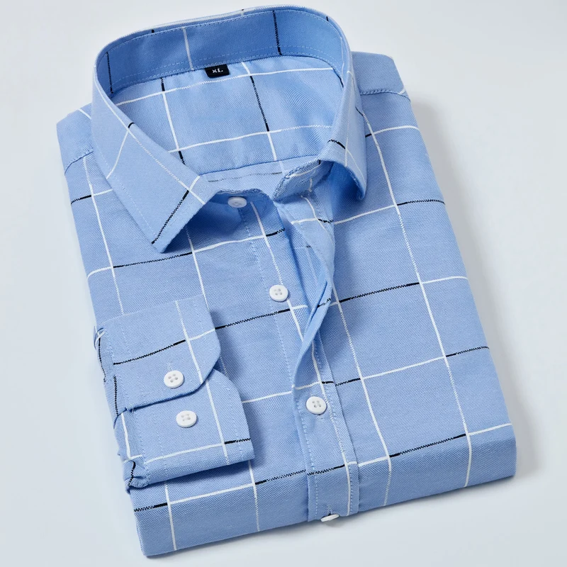 New Shirt Men's Long Sleeve Shirt Plaid Business Casual Slim Youth Shirt Men's Slim Solid Color High Quality Casual Shirt
New Shirt Men's Long Sleeve Shirt Plaid Business Casual Slim Youth Shirt Men's Slim Solid Color High Quality Casual Shirt