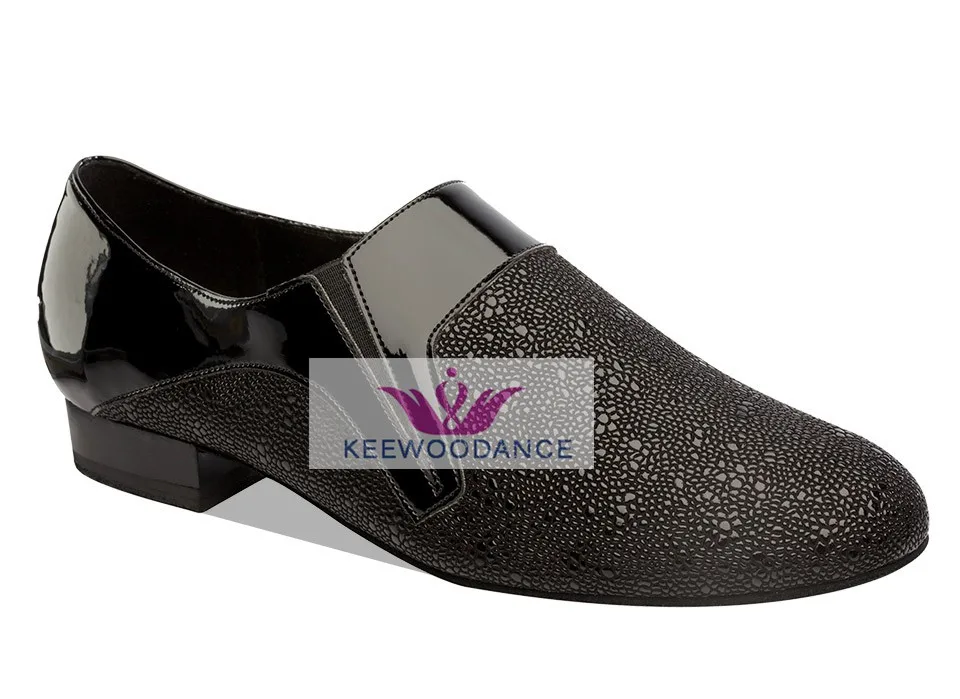 KeeWooDance Slip on MENS DANCE SHOES latin dance shoes ballroom dance shoes wedding shoes