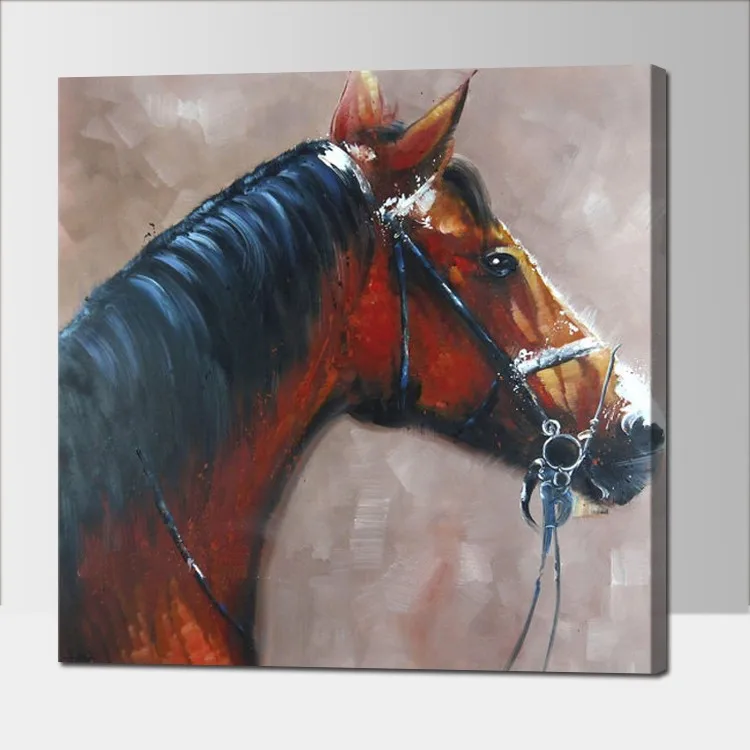 modern abstract oil painting animal hand painted canvas oil paintings horse on canvas wall Art for home decor customized