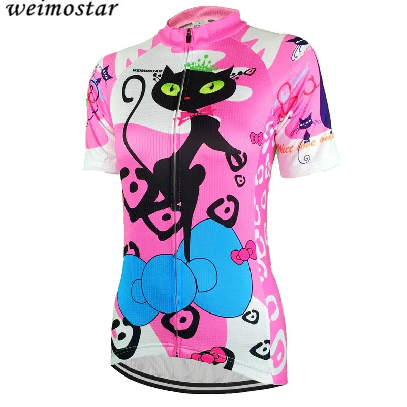 Weimostar Women's Pink MTB Bike Jersey Top Cycling Clothing Short Sleeve Outdoor Bike Shirts Girls Wear Jersey bicycle Shirts
Weimostar Women's Pink MTB Bike Jersey Top Cycling Clothing Short Sleeve Outdoor Bike Shirts Girls Wear Jersey bicycle Shirts