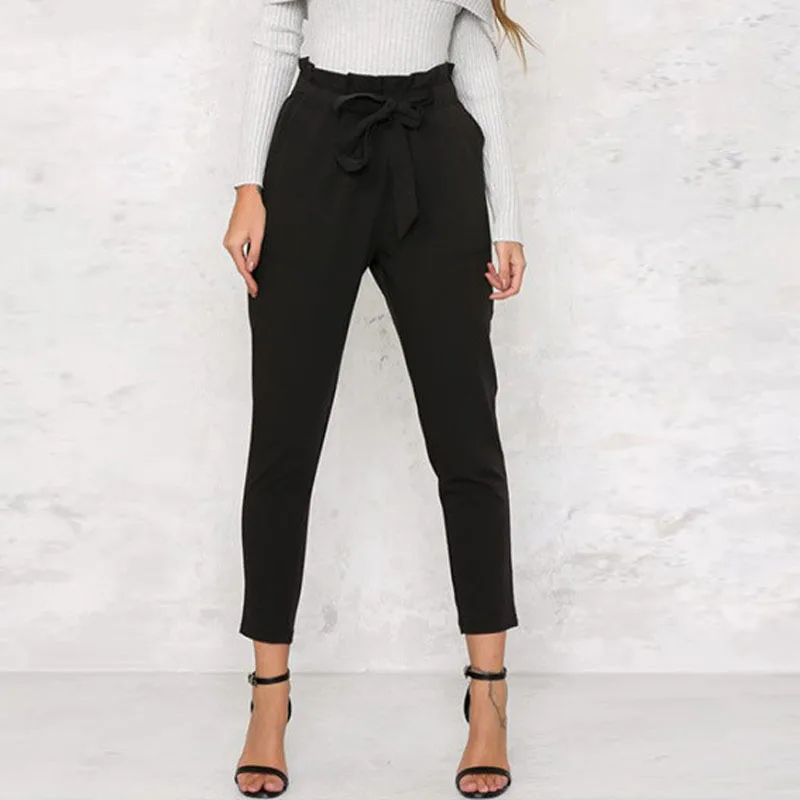 Spring Autumn Long Casual Pencil Pants Trousers Women OL Work Wear Pant Ladies Solid Color Elastic High Waist Pants Sweatpants
Spring Autumn Long Casual Pencil Pants Trousers Women OL Work Wear Pant Ladies Solid Color Elastic High Waist Pants Sweatpants