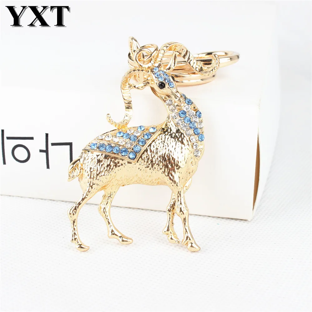 Chinese Zodiac Goat Sheep Lovely Crystal Rhinestone Charm Pendant Purse Bag Car Key Ring Chain Creative Wedding Good Luck Gift
Chinese Zodiac Goat Sheep Lovely Crystal Rhinestone Charm Pendant Purse Bag Car Key Ring Chain Creative Wedding Good Luck Gift