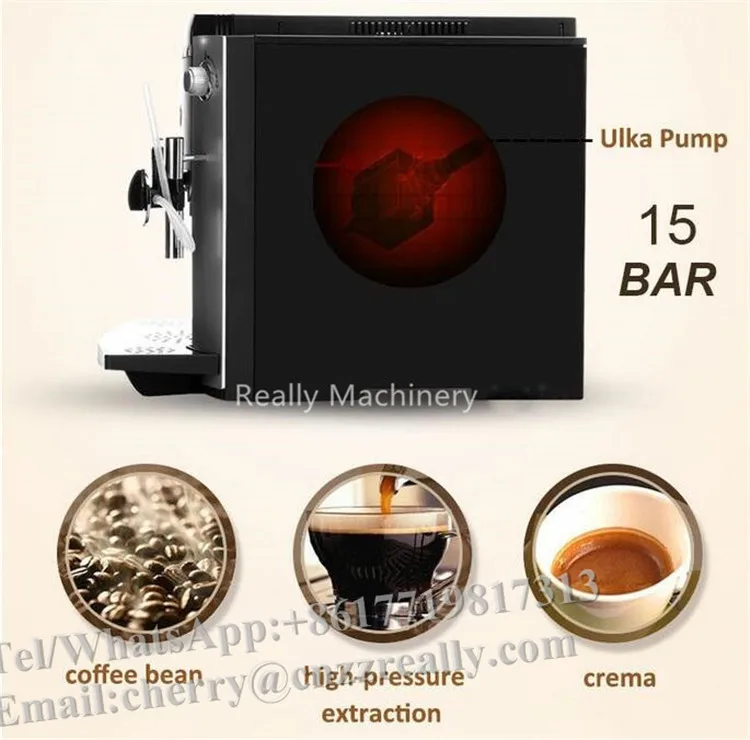 Italian 15 Bar High Pressure Steam Semi-automatic Espresso Coffee Machine for Home Comercial Milk Bubble Coffee Makers
Italian 15 Bar High Pressure Steam Semi-automatic Espresso Coffee Machine for Home Comercial Milk Bubble Coffee Makers