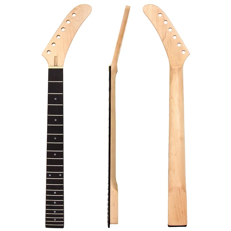 Kmise Banana Electric Guitar Neck Maple 22 Frets for Guitar Parts Replacement Bolt On Clear Satin Ebony Fingerboard
Kmise Banana Electric Guitar Neck Maple 22 Frets for Guitar Parts Replacement Bolt On Clear Satin Ebony Fingerboard