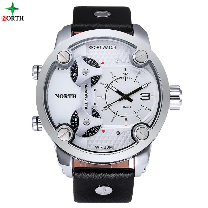 Men Sports Watches 2018 NORTH Brand Fashion Men's Quartz Hour Clock Man Leather Military Army Waterproof Wrist Watch Sport Men
Men Sports Watches 2018 NORTH Brand Fashion Men's Quartz Hour Clock Man Leather Military Army Waterproof Wrist Watch Sport Men