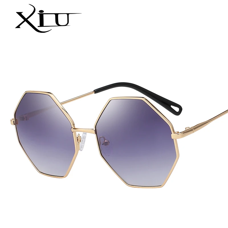 Солнечные очки XIU в стиле оверсайз UV400 женские винтажные брендовые дизайнерские