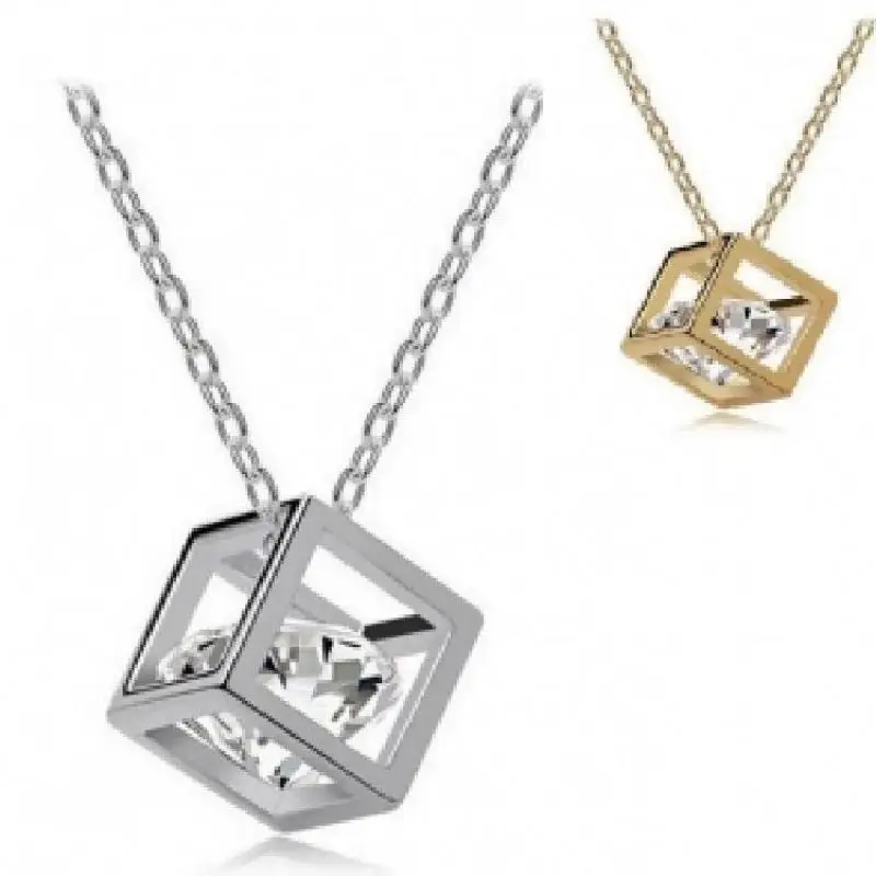 New Fashion Love Cube Three-dimensional Necklace Flash Crystal Cz Pendant Necklace Silver-plated Wedding Jewelry Wholesale
New Fashion Love Cube Three-dimensional Necklace Flash Crystal Cz Pendant Necklace Silver-plated Wedding Jewelry Wholesale