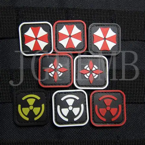 2 pieces Biohazard Resident Umbrella Corporation Biochemical hazard Logo 3D PVC Patch
2 pieces Biohazard Resident Umbrella Corporation Biochemical hazard Logo 3D PVC Patch