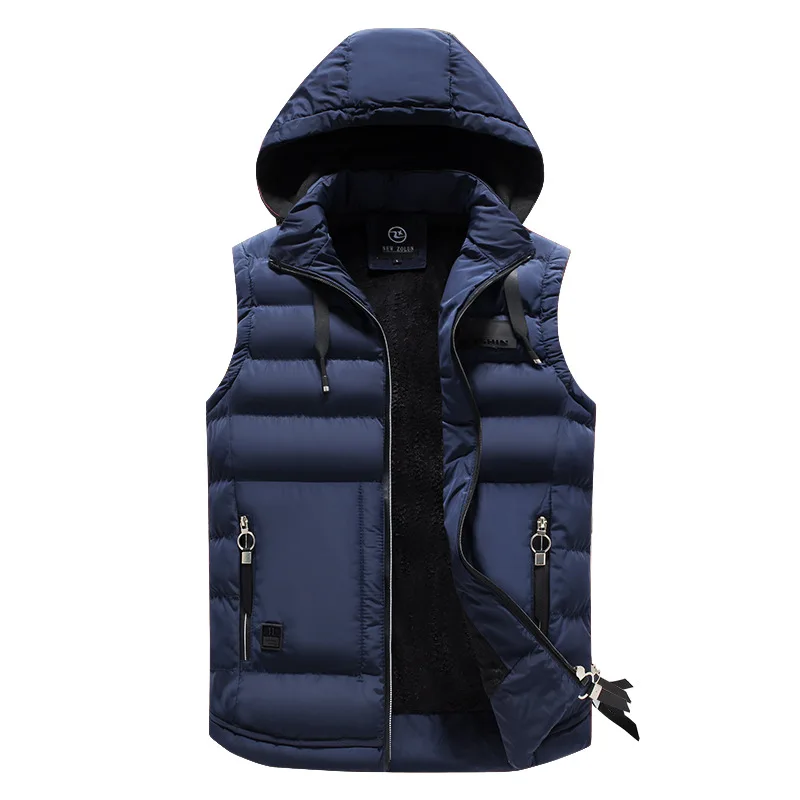 Fashion Brand Men's Hooded Vests Winter Warm Sleeveless Jackets Men Coats Solid Casual Vest Male Waistcoats
Fashion Brand Men's Hooded Vests Winter Warm Sleeveless Jackets Men Coats Solid Casual Vest Male Waistcoats