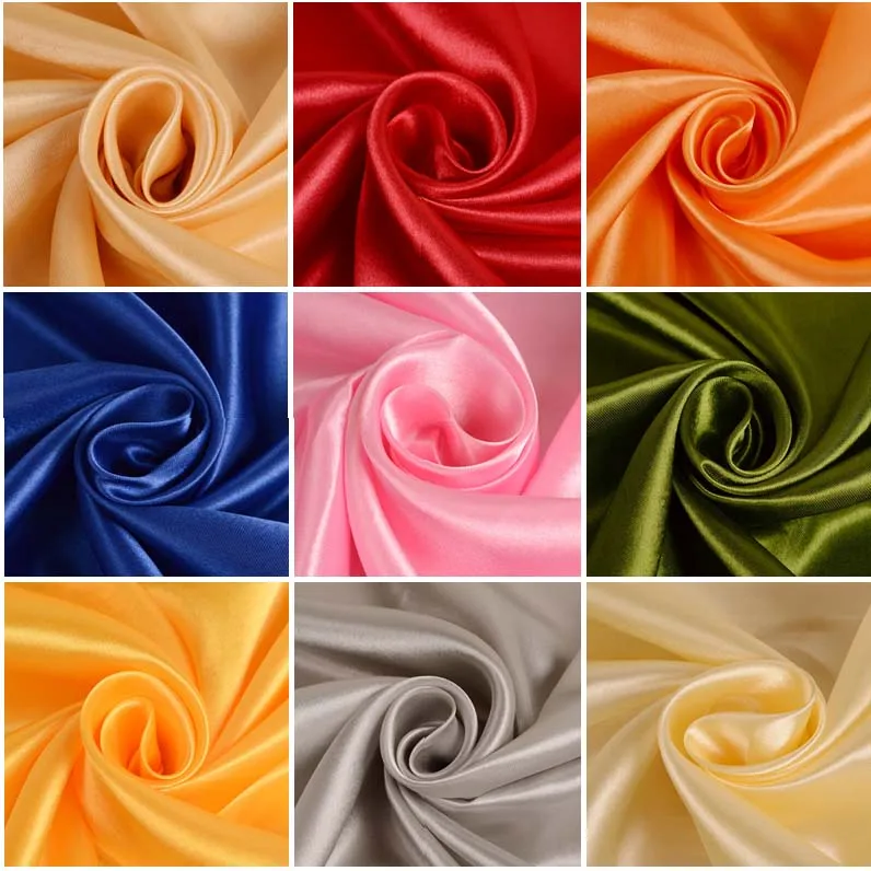 Satin Fabric Silk Cloth 100*150cm Handmade DIY For Box Lining Home Dress Curtain Wedding Party Decoration Sewing Background D20
Satin Fabric Silk Cloth 100*150cm Handmade DIY For Box Lining Home Dress Curtain Wedding Party Decoration Sewing Background D20