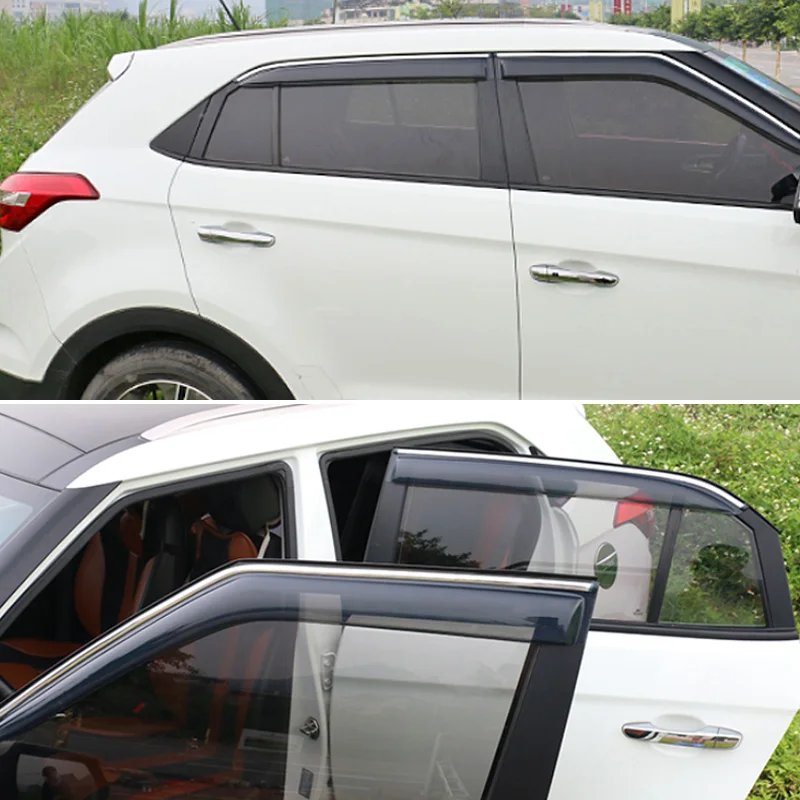 Vtear For Hyundai Creta ix25 window visor Windows side Sun Rain Protection Shield Exterior body decoration accessories 2017-2019
Vtear For Hyundai Creta ix25 window visor Windows side Sun Rain Protection Shield Exterior body decoration accessories 2017-2019