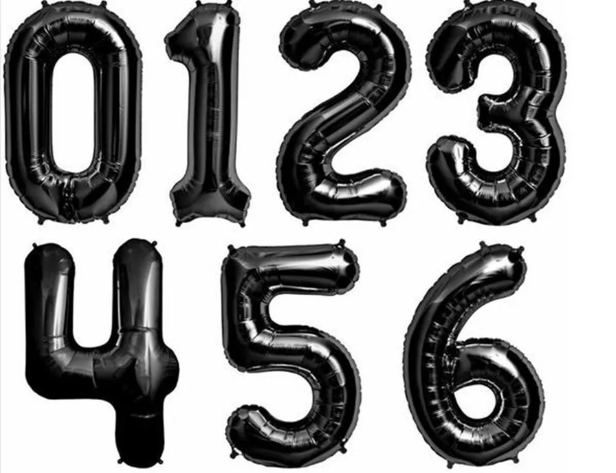 40 inch Black Number Foil Balloons Birthday Party Decorations Kids Helium Balloon Anniversary wedding party suppliers
40 inch Black Number Foil Balloons Birthday Party Decorations Kids Helium Balloon Anniversary wedding party suppliers