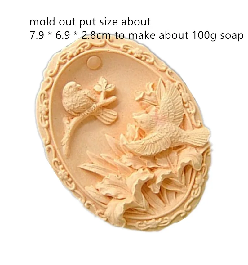Bird Carved Soap lily and humming pattern handmade soaps mold Oval Craft Soap Making Silicone Mold
Bird Carved Soap lily and humming pattern handmade soaps mold Oval Craft Soap Making Silicone Mold
