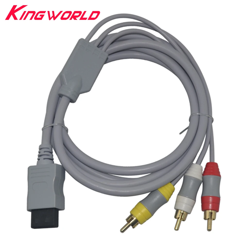 1.8m 6FT AV Composite 3 RCA Cable Audio Video Cable Cord Connector for W-ii Console
1.8m 6FT AV Composite 3 RCA Cable Audio Video Cable Cord Connector for W-ii Console