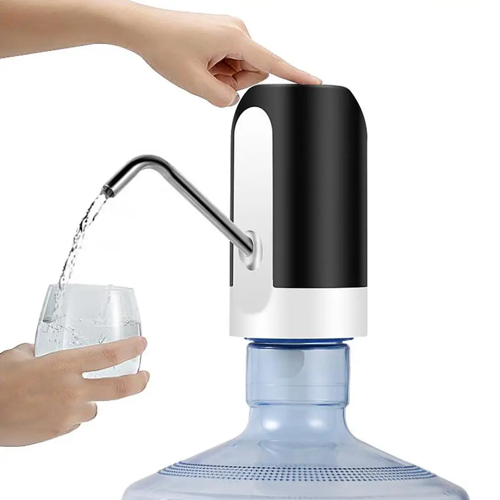 Mini Touch-tone Wireless Rechargeable Electric Water Pump Intelligent Pump with USB Cable for 4.5L - 18.9L Barrelled Water
Mini Touch-tone Wireless Rechargeable Electric Water Pump Intelligent Pump with USB Cable for 4.5L - 18.9L Barrelled Water