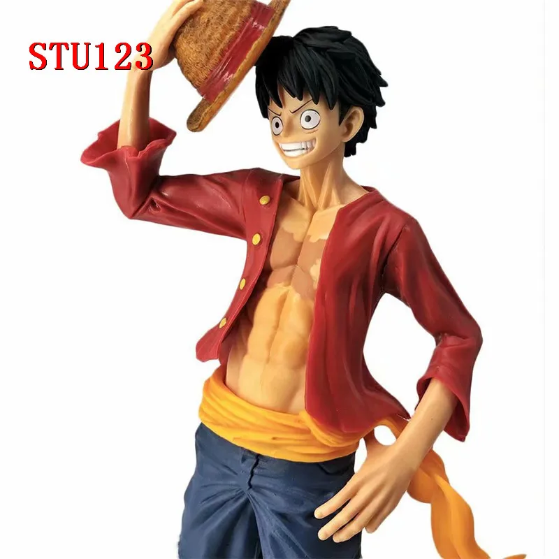 10.23''ONE PIECE The straw hat Pirates captain MF Monkey D. Luffy Wear a hat PVC Action Figure Model Toys Box 26cm N674
10.23''ONE PIECE The straw hat Pirates captain MF Monkey D. Luffy Wear a hat PVC Action Figure Model Toys Box 26cm N674