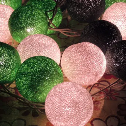 Green Cotton Ball Battery Powered AC110v AC220v LED Strip Romantic Creative Fairy String Light Party Patio Christmas Tree Decor
Green Cotton Ball Battery Powered AC110v AC220v LED Strip Romantic Creative Fairy String Light Party Patio Christmas Tree Decor