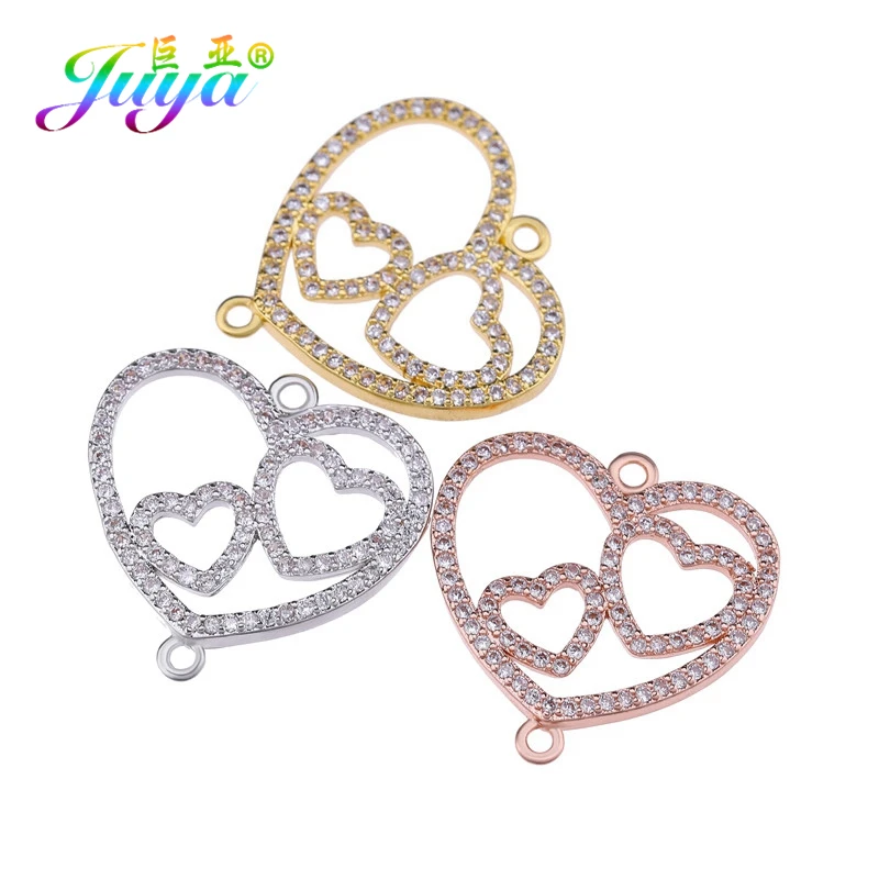 Juya DIY Valentine Gift Jewelry Components Handmade Love Hearts Charms Connector Accessories For Women Wedding Jewelry Making
Juya DIY Valentine Gift Jewelry Components Handmade Love Hearts Charms Connector Accessories For Women Wedding Jewelry Making