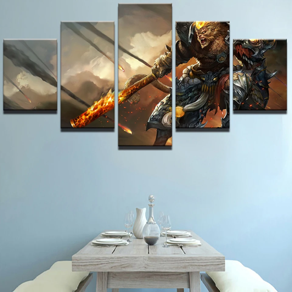 Canvas Painting Cuadros Modular Picture Poster 5 Panel Cartoon Game Characters Wall For Living Room Nordic Decoration New Art
Canvas Painting Cuadros Modular Picture Poster 5 Panel Cartoon Game Characters Wall For Living Room Nordic Decoration New Art
