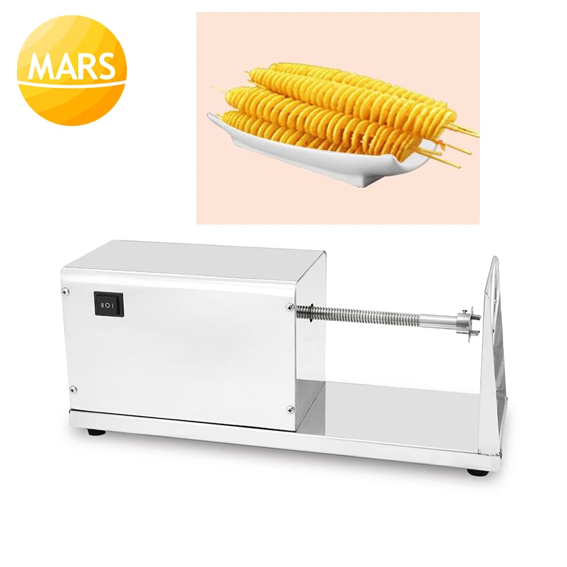 Commercial Use Electric Potato Twister Cutter 110V 220V Tornado Potatoes Slicer Spiral French Fries Chips Maker Cutting Machine
Commercial Use Electric Potato Twister Cutter 110V 220V Tornado Potatoes Slicer Spiral French Fries Chips Maker Cutting Machine