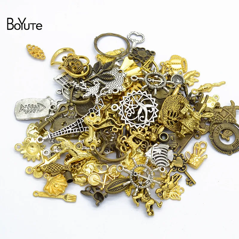 BoYuTe (50 г/лот) смешанные стили ранние Подвески Diy ручной работы винтажные ювелирные