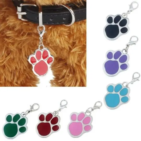 30 Pcs/Lot Pet Products MIX Colors Available Hot Sell Pretty Puppy Jewelry Accessories Pet Paw Dog Name ID Tag for Pet Dog Produ
30 Pcs/Lot Pet Products MIX Colors Available Hot Sell Pretty Puppy Jewelry Accessories Pet Paw Dog Name ID Tag for Pet Dog Produ