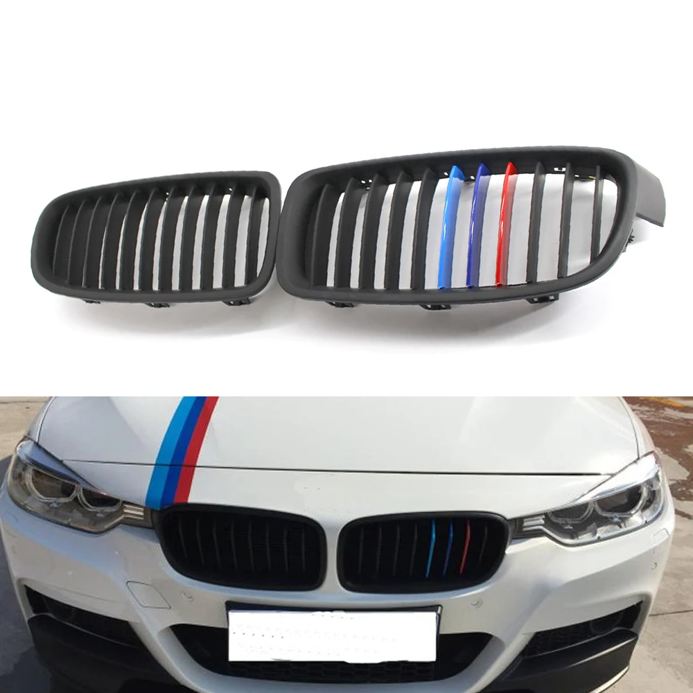 Передняя решетка матового черного цвета M Style для BMW F30 Sedan / Wagon 2012-2017
Передняя решетка матового черного цвета M Style для BMW F30 Sedan / Wagon 2012-2017