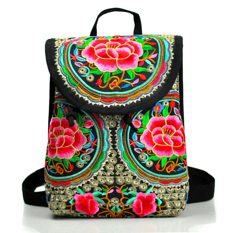 Fashion Vintage Boho Embroidered Canvas Backpack Ethnic Cover Casual Travel Backpack Online Sales Back Bag Backpack Teenage Girl
Fashion Vintage Boho Embroidered Canvas Backpack Ethnic Cover Casual Travel Backpack Online Sales Back Bag Backpack Teenage Girl