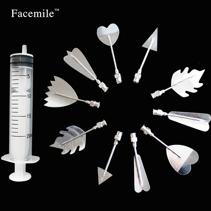 Facemile 10 шт. 3D желейные художественные инструменты Gurbias торт Jello желатиновые