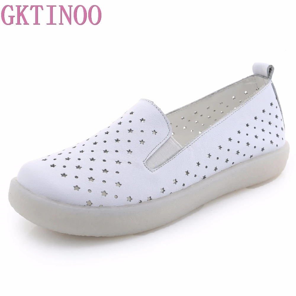 GKTINOO Genuine Leather Shoes Women Flats 2019 Hollow Casual Shoes Handmade Comfortable Soft bottom Flat Shoes Moccasins
GKTINOO Genuine Leather Shoes Women Flats 2019 Hollow Casual Shoes Handmade Comfortable Soft bottom Flat Shoes Moccasins