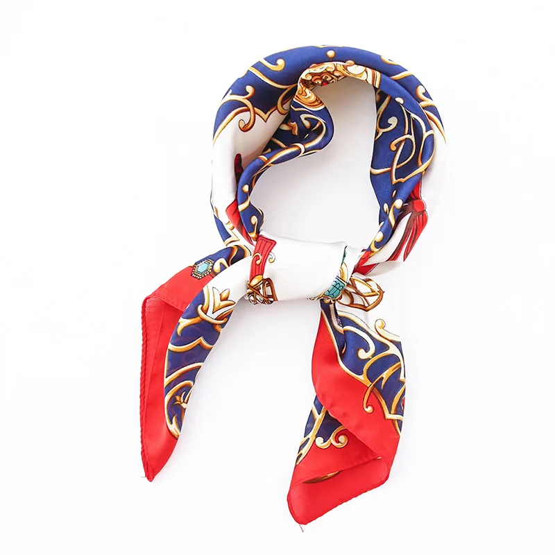Yishine 70*70 CM 4 Colors New Silk Scarf Chain Retro Carriage Printed Women Shawl Satin Squares Head Bag Decorative Scarves
Yishine 70*70 CM 4 Colors New Silk Scarf Chain Retro Carriage Printed Women Shawl Satin Squares Head Bag Decorative Scarves