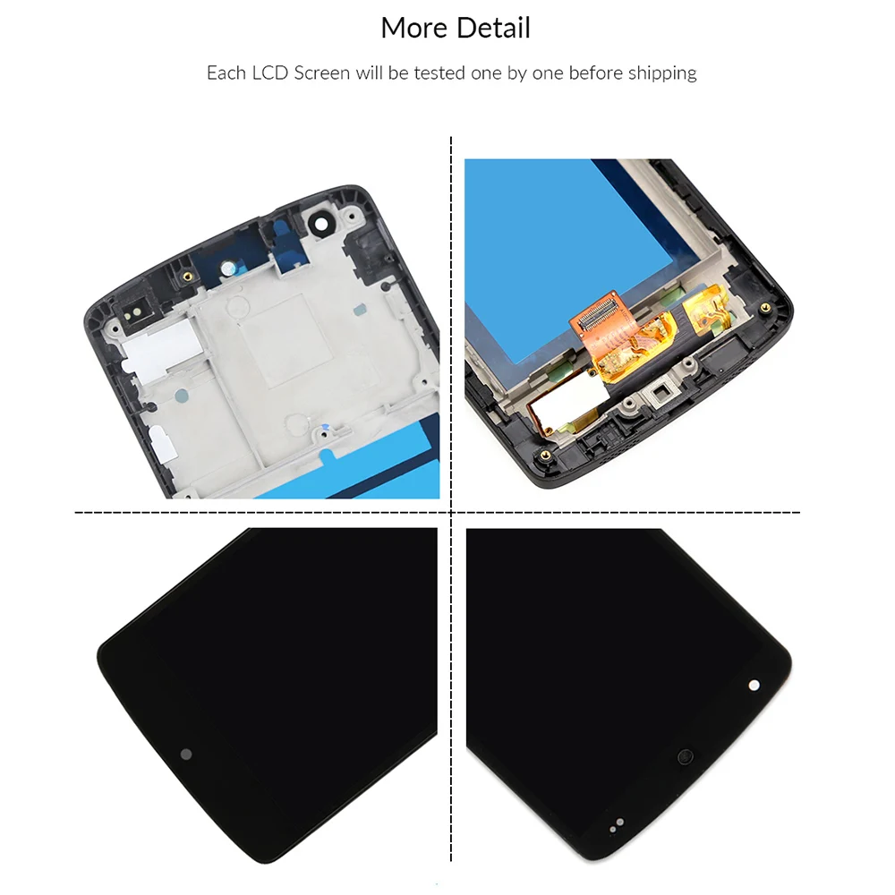 100% no dead pixel lcd display for LG goole Nexus 5 D820 touch screen digitizer for LG D821 lcd assembly with frame
100% no dead pixel lcd display for LG goole Nexus 5 D820 touch screen digitizer for LG D821 lcd assembly with frame