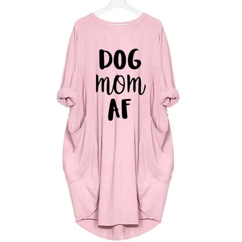 New Fashion Pocket T-Shirt For Women DOG MOM AF Letters Print Tops Tshirt Harajuku Plus Size Femme Cropped Graphic Tees Women
New Fashion Pocket T-Shirt For Women DOG MOM AF Letters Print Tops Tshirt Harajuku Plus Size Femme Cropped Graphic Tees Women