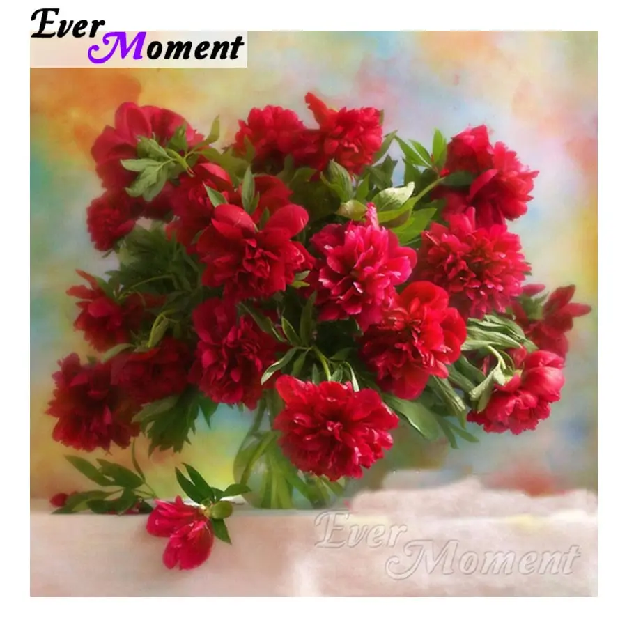 Ever Moment 5D DIY Diamond Embroidery Red Flower In Vase Diamond Mosaic Full Square Drills Artwork Home Decoration ASF1137
Ever Moment 5D DIY Diamond Embroidery Red Flower In Vase Diamond Mosaic Full Square Drills Artwork Home Decoration ASF1137