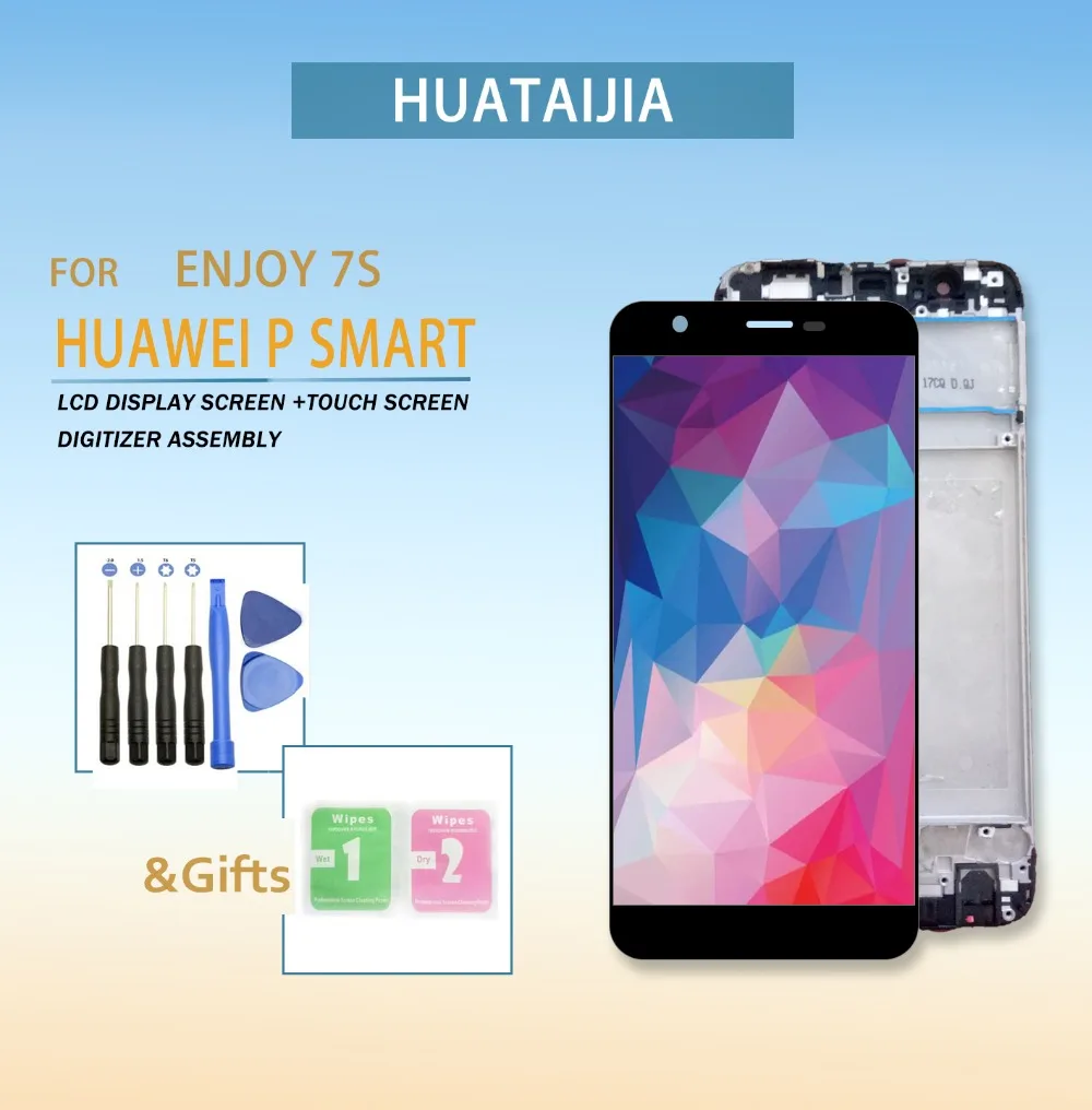 5,65 дюймовый HUAWEI P Smart Display Enjoy 7S, ЖК-дисплей с сенсорным экраном и дигитайзером в сборе, 100% протестирован для Huawei P Smart
5,65 дюймовый HUAWEI P Smart Display Enjoy 7S, ЖК-дисплей с сенсорным экраном и дигитайзером в сборе, 100% протестирован для Huawei P Smart