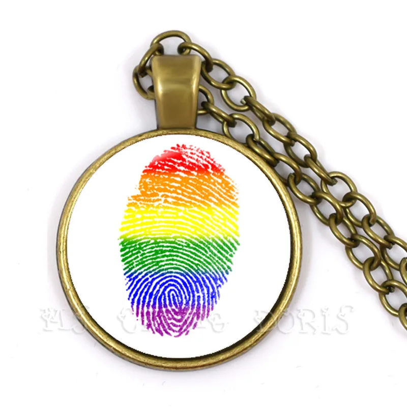 Радужное ожерелье для геев парадов женщин мужчин лесбиянок гордость с радугой