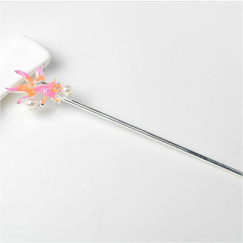 10 PCS 148*30mm Metal Alloy Gold Silver Color Fish Hair Sticks Hairpin For Women Hairwear Wholesale
10 PCS 148*30mm Metal Alloy Gold Silver Color Fish Hair Sticks Hairpin For Women Hairwear Wholesale