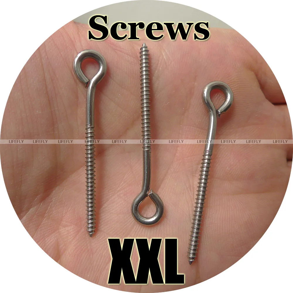 (The Strongest) Size XXL / 50 Screws, Stainless Steel, Closed Eye, Plug Hardware, Jerk Baits, Lure Making, Fishing
(The Strongest) Size XXL / 50 Screws, Stainless Steel, Closed Eye, Plug Hardware, Jerk Baits, Lure Making, Fishing