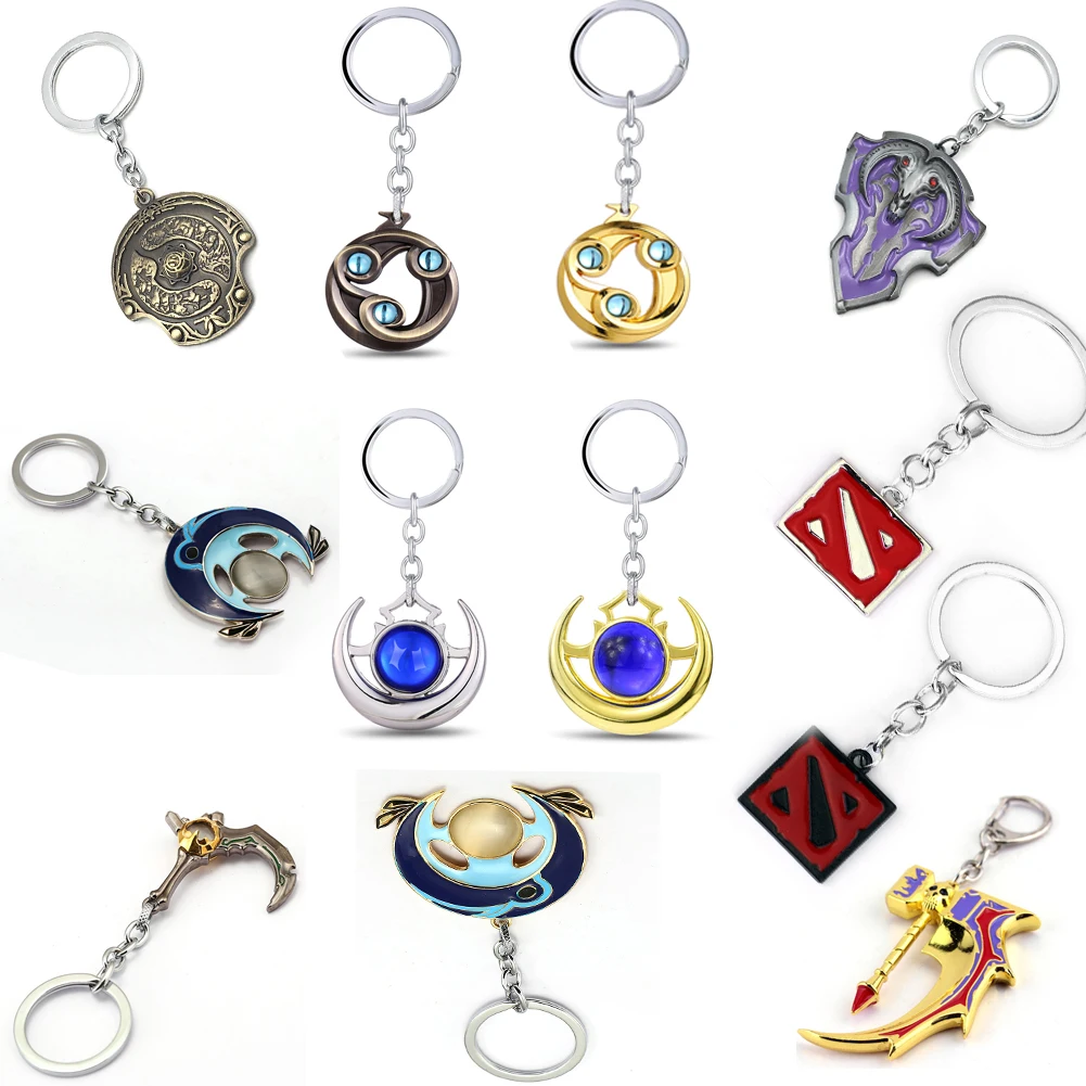 

Bsarai Dota2 Ti5 Shadow Amulet Talisman of Evasion basher Luna shield Slardar Zinc Alloy Key Chain/Ring