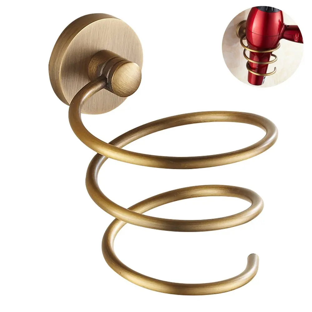 Leyden Antique Chrome Golden Brass Wall Mounted Bathroom Hair Dryer Holder Blow Dryer Shelf Bathroom Accessories Hair Dryer Rack
Leyden Antique Chrome Golden Brass Wall Mounted Bathroom Hair Dryer Holder Blow Dryer Shelf Bathroom Accessories Hair Dryer Rack