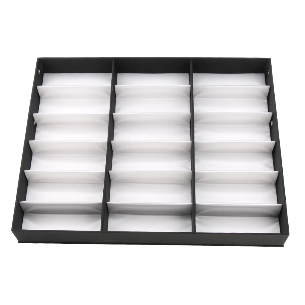 18 Slots Eyeglass Sunglasses Display Stand Box Glasses Organizer Holder Case, 47 x 37 cm - Black/White Optional
18 Slots Eyeglass Sunglasses Display Stand Box Glasses Organizer Holder Case, 47 x 37 cm - Black/White Optional