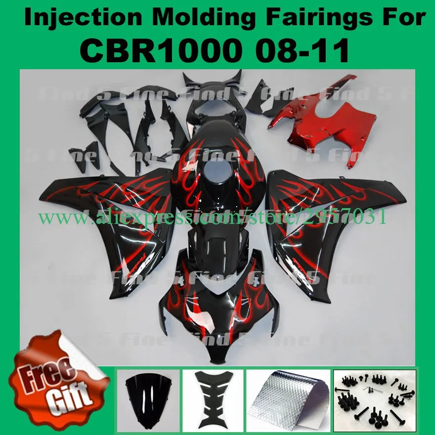 Free screws+gifts For Honda CBR 1000RR 2008 2009 2010 2011 CBR 1000 RR ABS Plastic motorcycle Fairing Kit Red Black
Free screws+gifts For Honda CBR 1000RR 2008 2009 2010 2011 CBR 1000 RR ABS Plastic motorcycle Fairing Kit Red Black