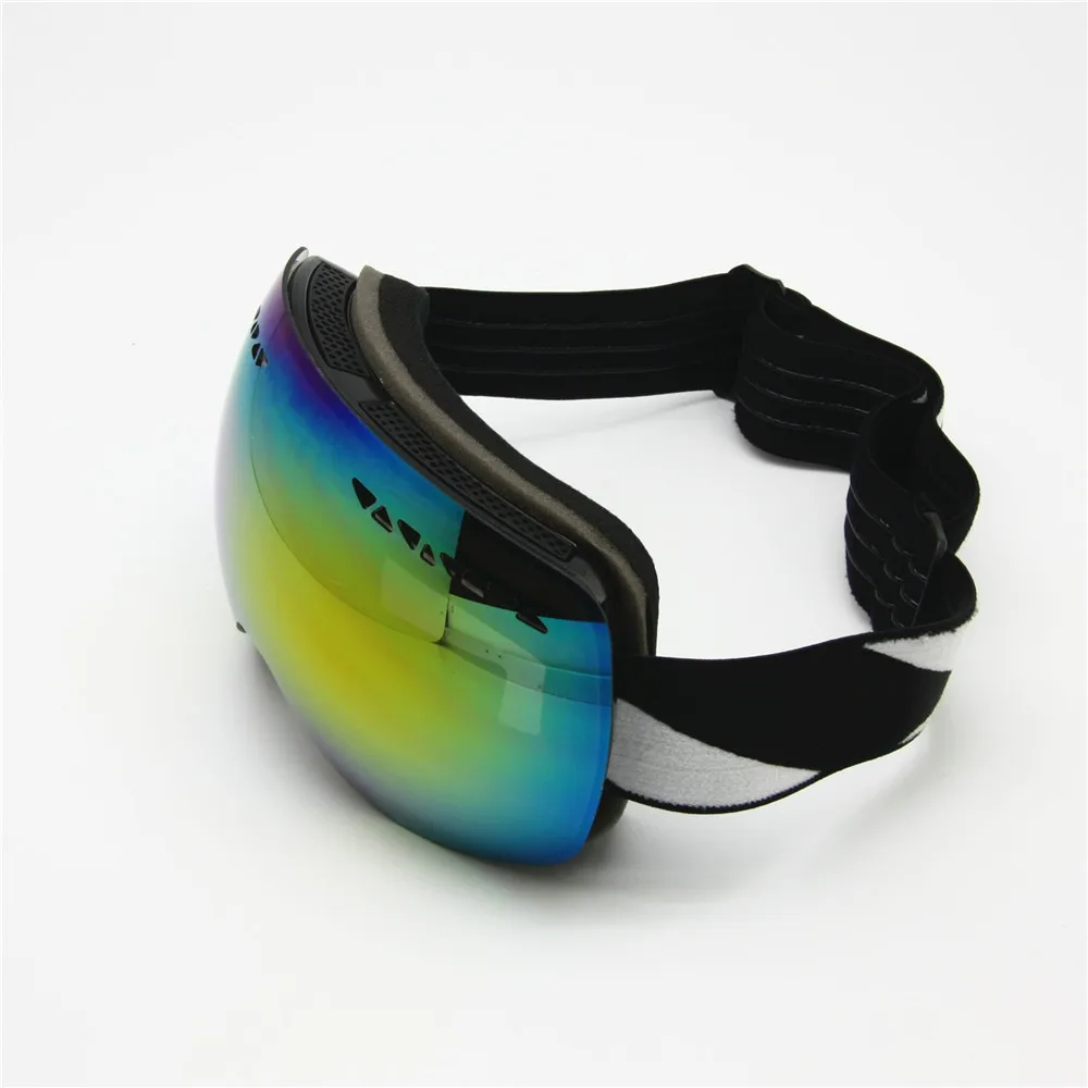 Лыжные очки с переключаемыми линзами для солнечного и пасмурного дня мужские