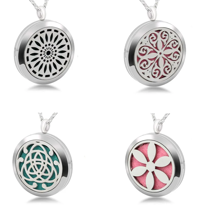 Magnetic Stainless Steel Aromatherapy Necklace Jewelry 4 Styles Flower Perfume Locket Pendant Essential Oil Diffuser Jewelry
Magnetic Stainless Steel Aromatherapy Necklace Jewelry 4 Styles Flower Perfume Locket Pendant Essential Oil Diffuser Jewelry