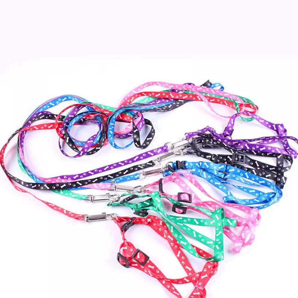 Pet Dog Collar Harness Leash Soft Walking Harness Puppy Lead Colorful and Durable Traction Rope Polyester 110cm Dog Accessories
Pet Dog Collar Harness Leash Soft Walking Harness Puppy Lead Colorful and Durable Traction Rope Polyester 110cm Dog Accessories
