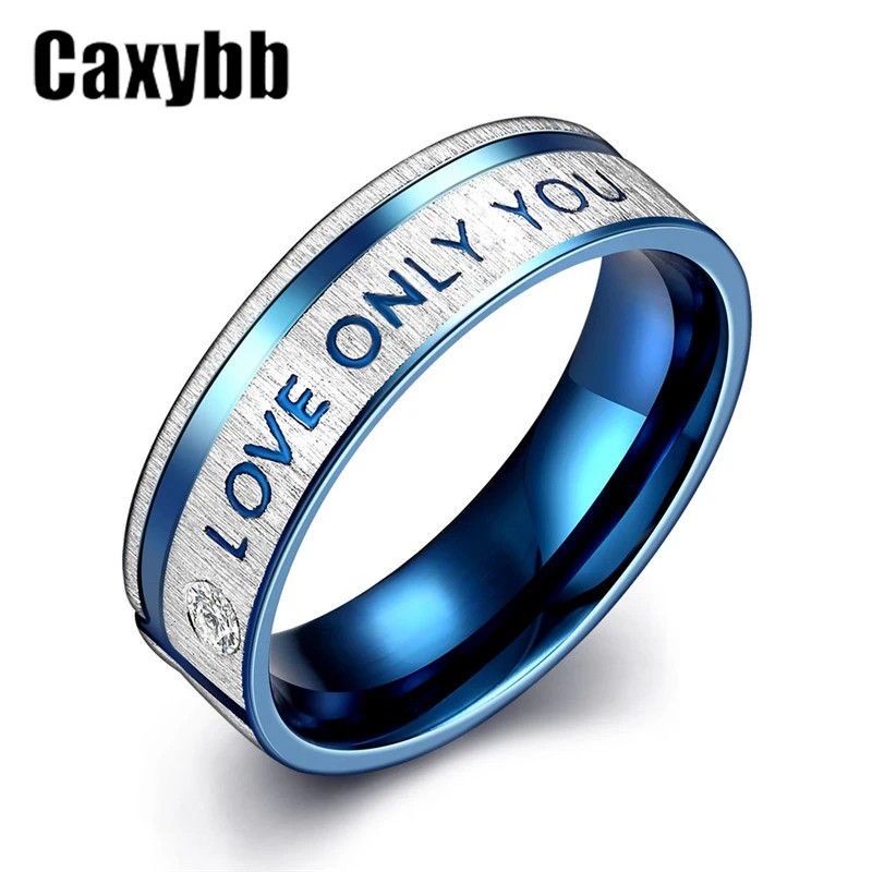 Gaxybb Fashion Jewelry 316L Stainless Steel Simple Circle "I Love Only You" Couple Rings Wedding Ring for women ring Men 's ring
Gaxybb Fashion Jewelry 316L Stainless Steel Simple Circle "I Love Only You" Couple Rings Wedding Ring for women ring Men 's ring